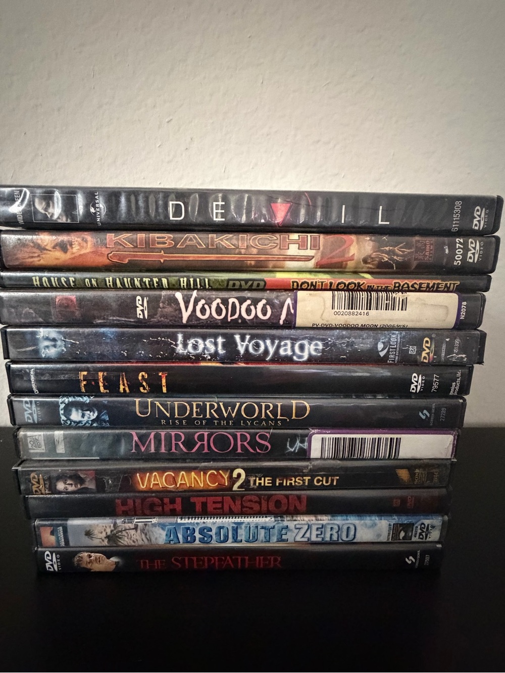Horror & Thriller DVD lot